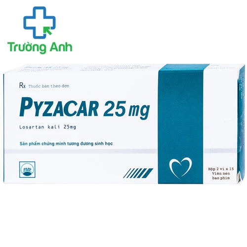 Pyzacar 25mg - Thuốc điều trị tăng huyết áp ở người lớn
