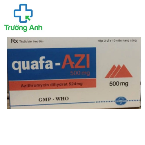 Quafa-Azi 500mg - Thuốc điều trị viêm họng & amiđan, viêm tai giữa
