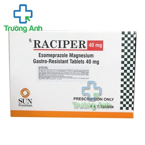 Raciper 40mg - Thuốc điều trị viêm loét dạ dày - tá tràng của India