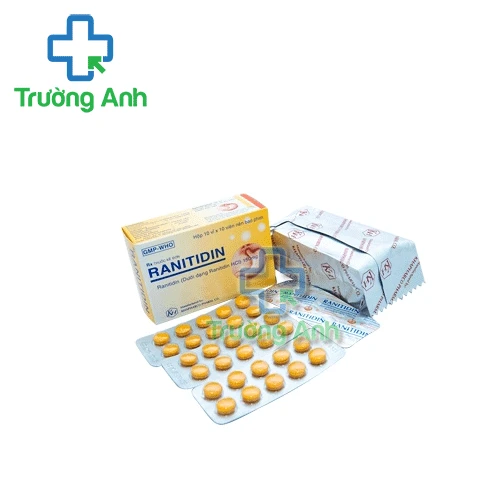 Ranitidin 150mg Khapharco - Thuốc điều trị loét dạ dày, tá tràng