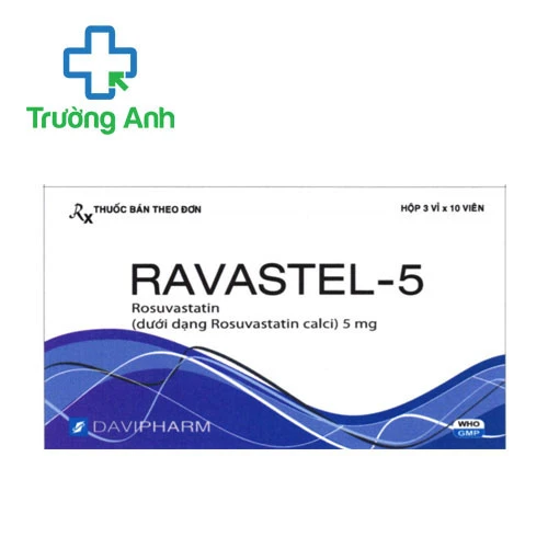 Ravastel-5 - huốc điều trị tăng cholesterol huyết hiệu quả