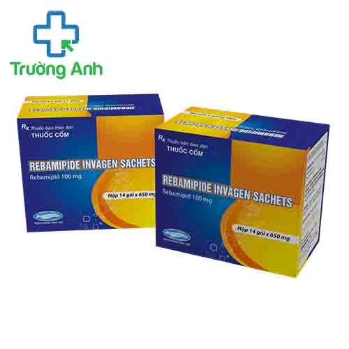 Rebamipide Invagen (Gói) - Thuốc điều trị viêm loét dạ dày hiệu quả