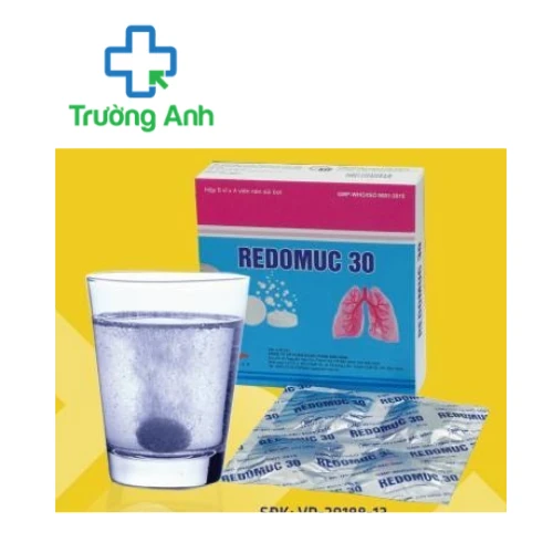 Redomuc 30 - Thuốc điều trị các bệnh cấp và mạn tính ở đường hô hấp 