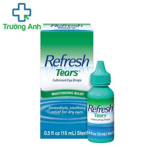 Refresh Tears - Thuốc nhỏ mắt giúp làm giảm cảm giác bỏng rát của Mỹ