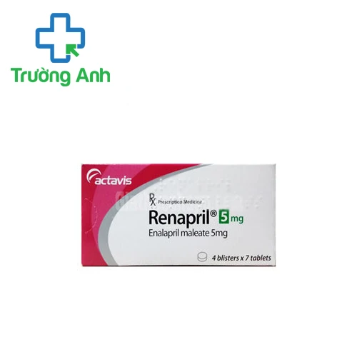 Renapril 5mg Balkanpharma - Thuốc điều trị tăng huyết áp, suy tim