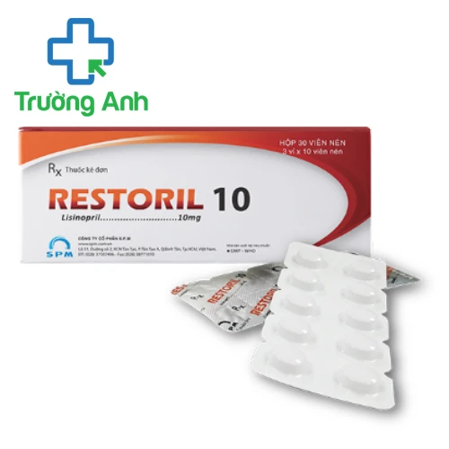 Restoril 10 - Thuốc điều trị cao huyết áp, suy tim của SPM