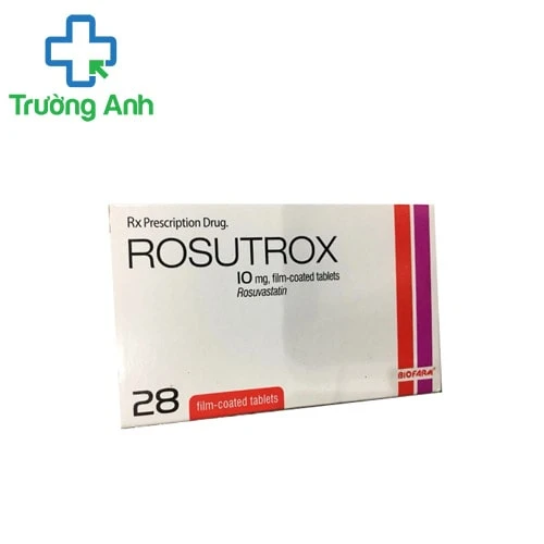 Rosutrox 10mg Biofarm - Điều trị tăng cholesterol máu hiệu quả