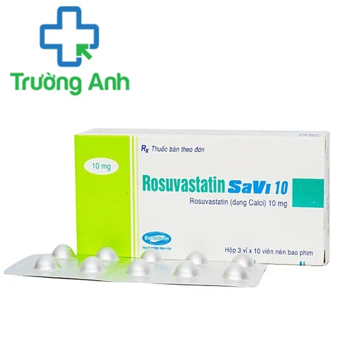 Rosuvastatin SaVi 10 - Thuốc điều trị tăng cholesterol hiệu quả