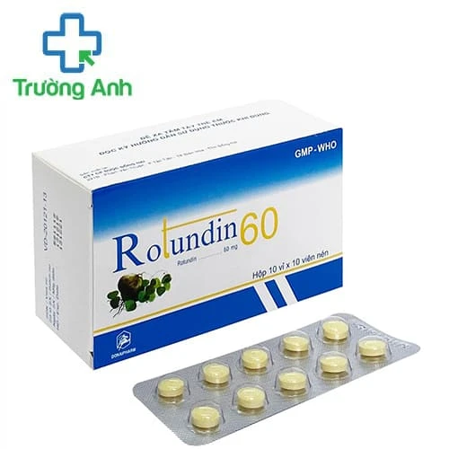Rotundin 60mg Donaipharm - Hỗ trợ điều trị lo âu, căng thẳng hiệu quả