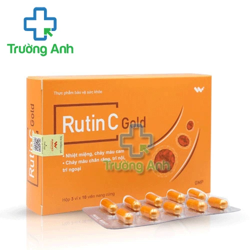 Rutin C Gold Herbitech - Giúp tăng cường sức bền thành mạch 