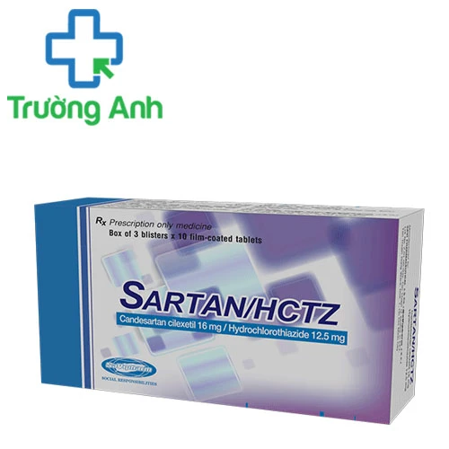 SARTAN/HCTZ 16mg - Thuốc điều trị tăng huyết áp hiệu quả
