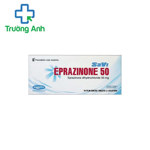 Savi Eprazinone 50 - Làm lỏng dịch tiết phế quản hiệu quả