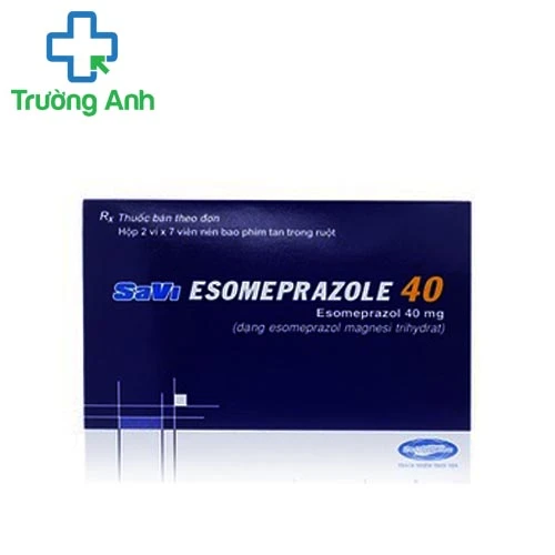 SaVi Esomeprazole 40 - Thuốc điều trị trào ngược dạ dày thực quản