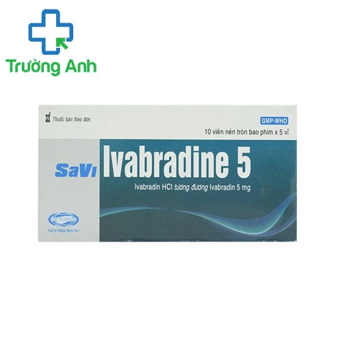 SaVi Ivabradine 5 - Thuốc điều trị đau thắt ngực hiệu quả