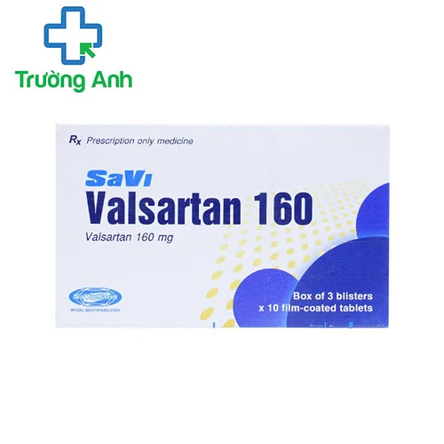 SaVi Valsartan 160 - Điều trị tăng huyết áp, suy tim hiệu quả