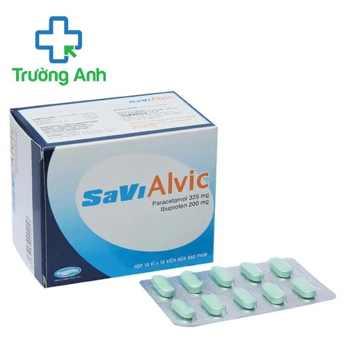 SaViAlvic Savipharm - Giúp hạ sốt, giảm đau từ nhẹ đến vừa hiệu quả