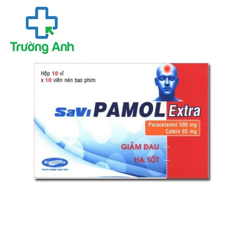 SaviPamol Extra Savipharm (viên nén) - Giúp giảm đau, hạ sốt hiệu quả