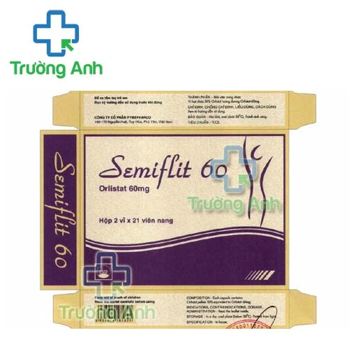 Semiflit 60 Pymepharco - Thuốc điều trị hỗ trợ bệnh nhân béo phì