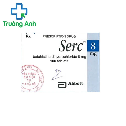 Serc 8mg - Điều trị hội chứng Ménière hiệu quả của Pháp
