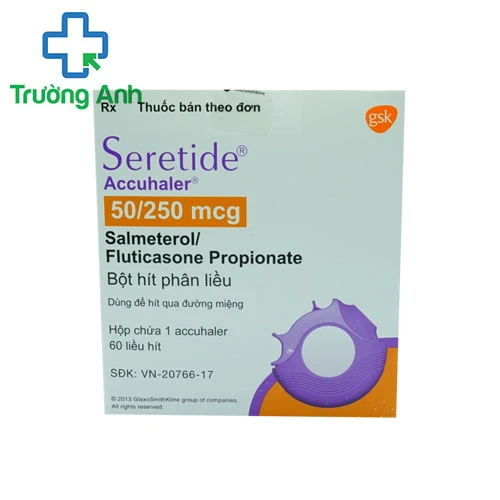 Seretide Accuhaler 50/250mcg - Điều trị bệnh hen hiệu quả của Mỹ