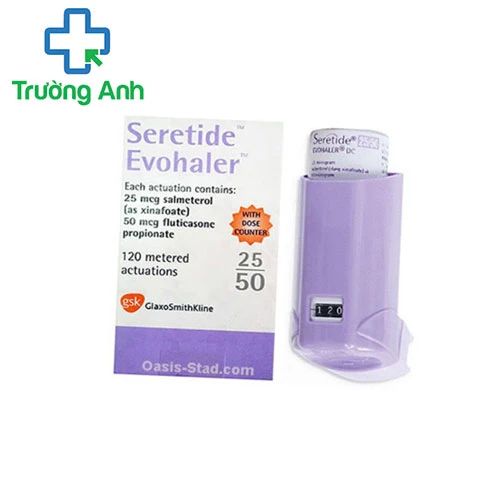 Seretide Evohaler 50mcg/25mcg - Điều trị tắc nghẽn đường hô hấp