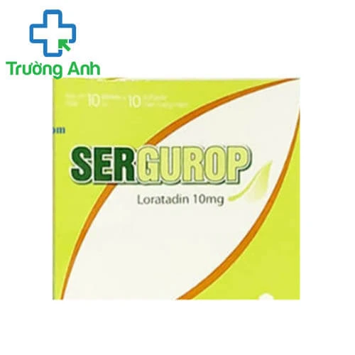 Sergurop 10mg - Điều trị viêm mũi dị ứng, mề đay hiệu quả