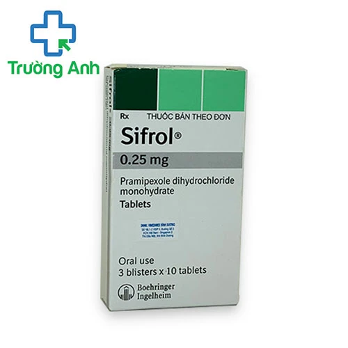Sifrol 0,25mg - Điều trị bệnh Parkinson vô căn hiệu quả của Đức