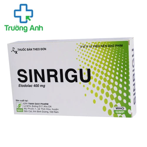 SINRIGU - Thuốc điều trị thoái hóa khớp và viêm khớp hiệu quả