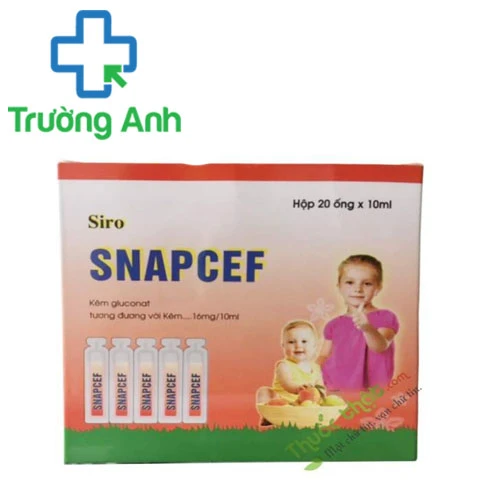 Siro Snapcef (ống 10ml) - Thuốc điều trị bệnh còi xương chậm lớn ở trẻ hiệu quả