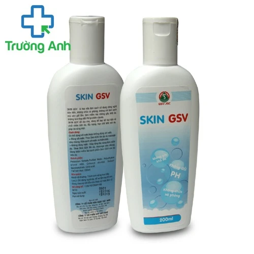 Skin GSV 200ml - Sữa rửa mặt và tắm giúp làm sạch da hiệu quả
