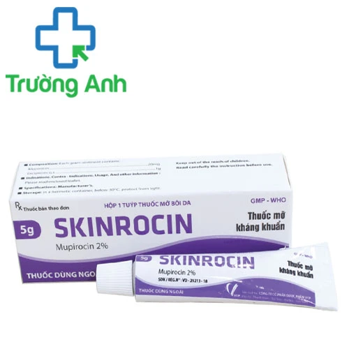 Skinrocin 100mg - Thuốc bôi viêm da nhiễm khuẩn hiệu quả