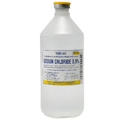Sodium Chloride Injection 0,9% - Thuốc bổ sung natri clorid và nước của China