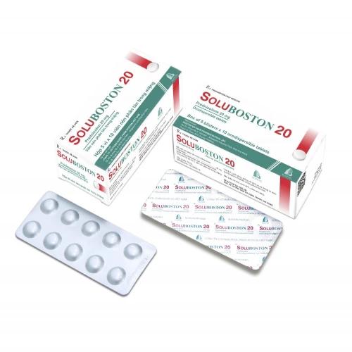 Soluboston 20 - Thuốc chống viêm, nhiễm khuẩn hiệu quả của Boston 