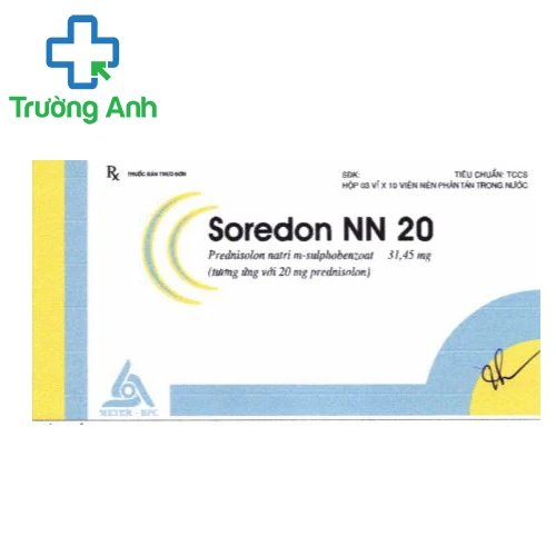 Soredon NN 20 - Thuốc chống viêm ức chế miễn dịch hiệu quả 