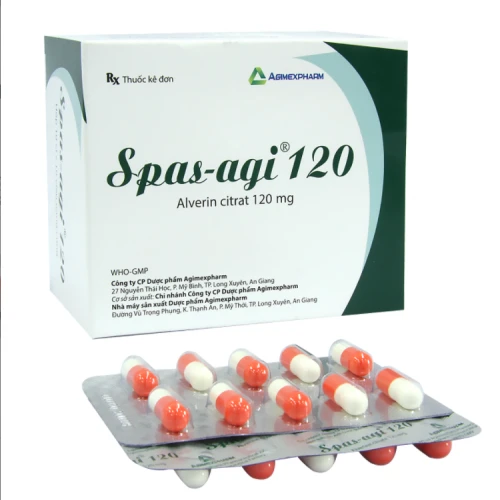 SPAS-AGI 120 - Thuốc chống co thắt cơ trơn đường tiêu hóa của Agimexpharm
