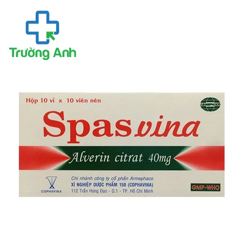 Spasvina - Thuốc giảm đau do co thắt cơ trơn của Armephaco