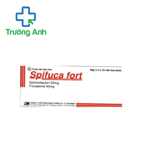 Spifuca fort - Thuốc điều trị tăng huyết áp, suy tim sung huyết
