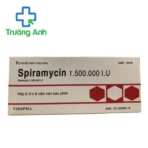 Spiramycin 1,5 MIU Vidipha - Thuốc điều trị bệnh nhiễm khuẩn
