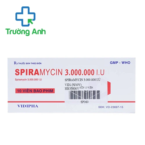 Spiramycin 3 MIU Vidipha - Thuốc điều trị bệnh nhiễm khuẩn