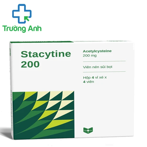 Stacytine 200 (viên sủi) Stellapharm - Thuốc trị viêm phế quản