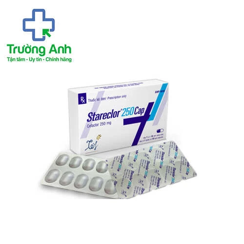 Stareclor 250 cap - Tthuốc điều trị nhiễm khuẩn đường hô hấp