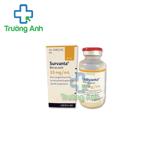 Survanta 25mg/ml 8ml Abbvie - Điều trị suy hô hấp ở trẻ sinh non