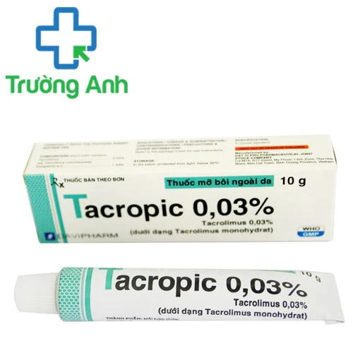 Tacropic 0,03% - Thuốc chữa viêm da cơ địa hiệu quả