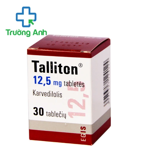 Talliton 12,5mg - Thuốc điều trị suy tim, tăng huyết áp của Egis