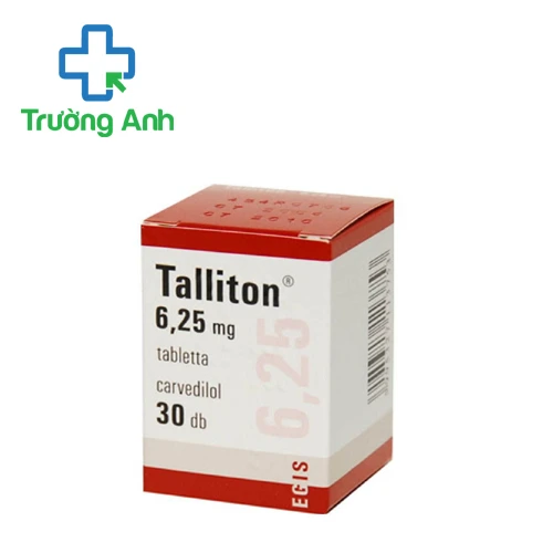 Talliton 6,25mg - Thuốc điều trị suy tim, tăng huyết áp của Egis