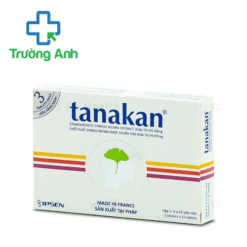 Tanakan 40mg - Tăng cường tuần hoàn máu não của Pháp