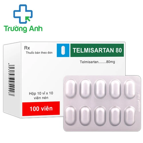 Telmisartan 80 - Thuốc điều trị tăng huyết áp hiệu quả của TV.Pharm