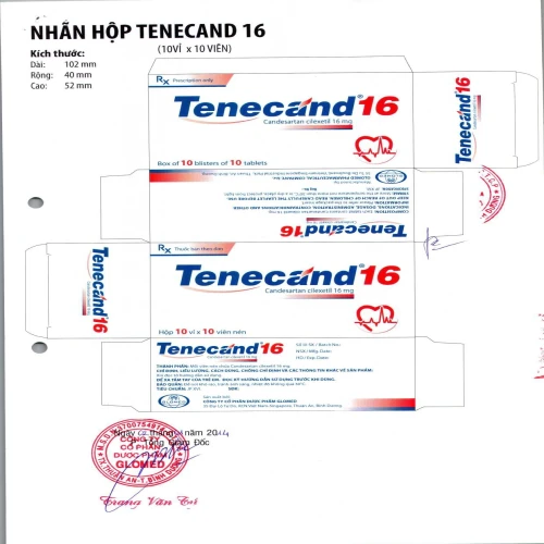 Tenecand 16 - Thuốc điều trị tăng huyết áp hiệu quả