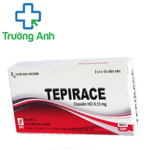 Tepirace - Thuốc điều trị tăng huyết áp hiệu quả