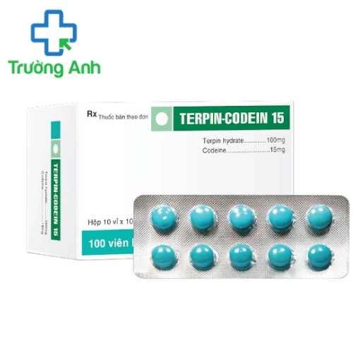 Terpin-Codein 15 TV.Pharm - Thuốc điều trị viên phế quản hiệu quả